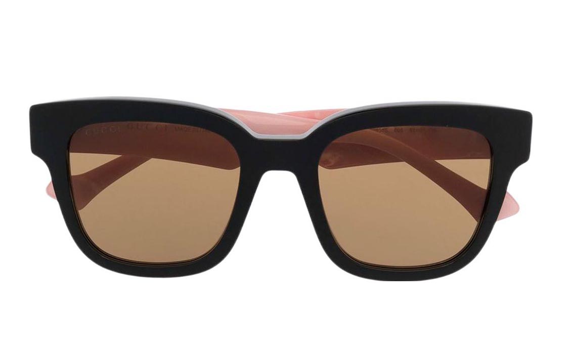 Lookbook GUCCI Rectangle Acetate Square Sunglasses Unisex Black GG0998S-005