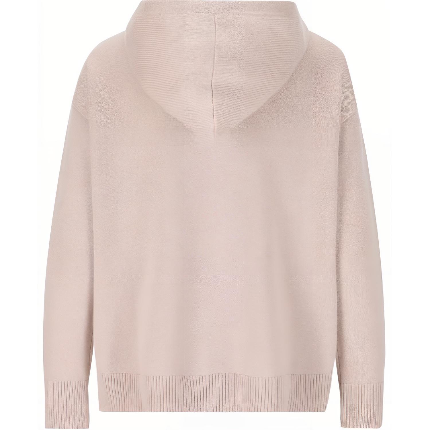 'S MAX MARA  Logo Hoodie Beige Long-Sleeve Oversized Sweater 9366104306-001 圖 3