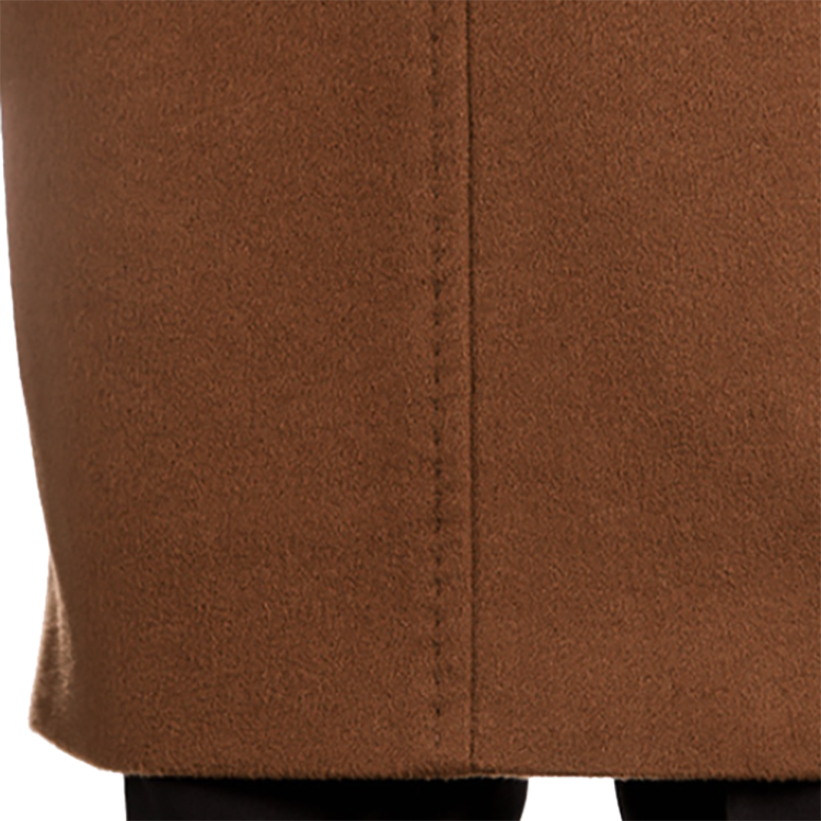 'S Max Mara MaxMara  Belted Long Coat in Solid Red-Brown Color 2416011091600-018 圖 5