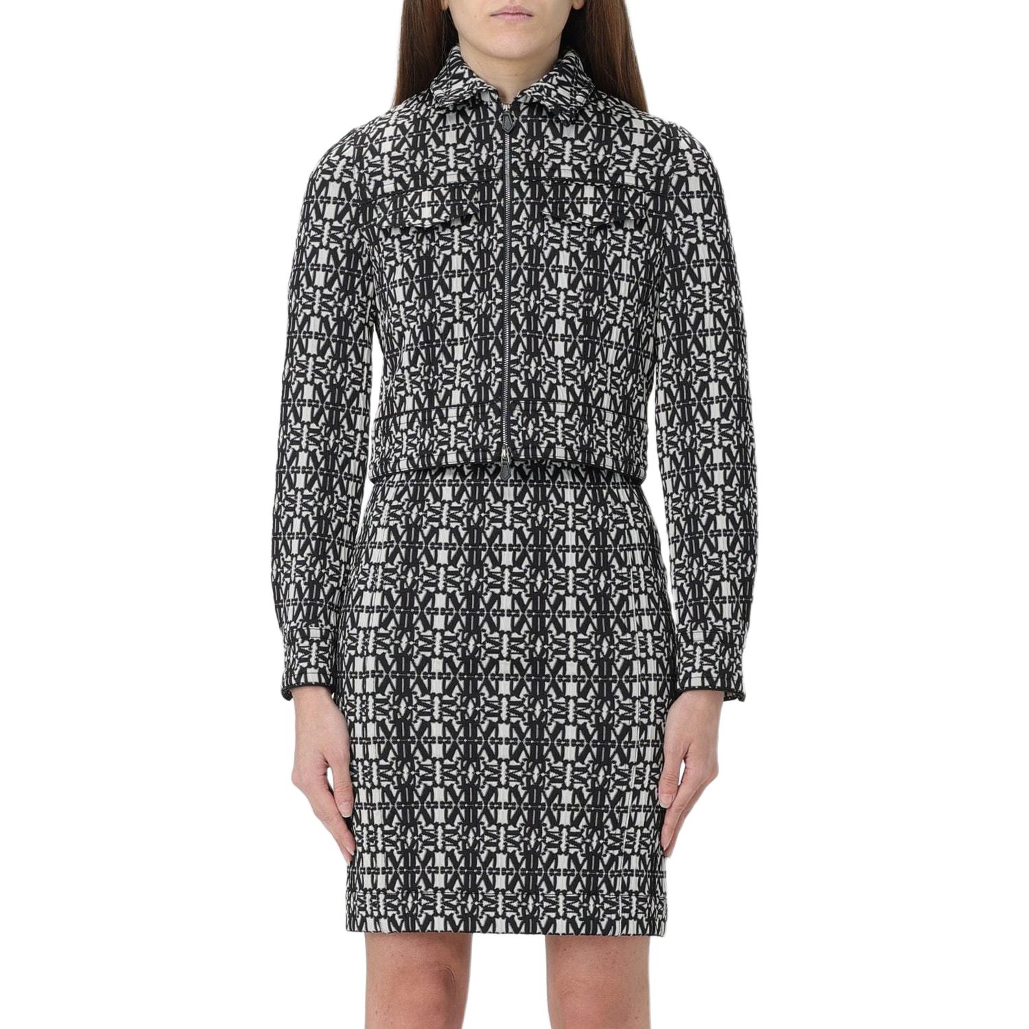 Order ''S Max Mara MaxMara 黑色滿版拉鍊長袖外套 2411911032600-001