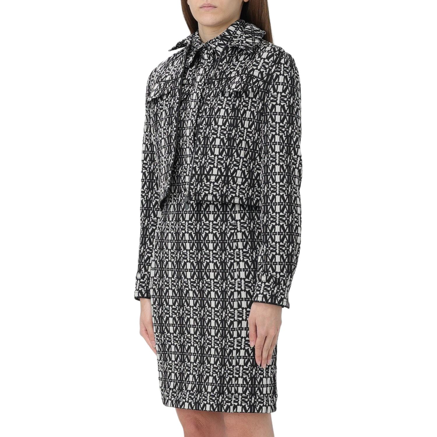 Shop ''S Max Mara MaxMara 黑色滿版拉鍊長袖外套 2411911032600-001