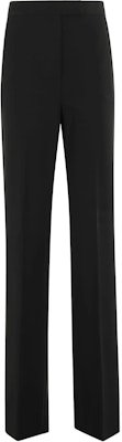 'S Max Mara MaxMara Black Solid Knit Zip Straight-Leg Casual Pants 2421786011600-001 Buy 'S Max Mara MaxMara Black Solid Knit Zip Straight-Leg Casual Pants 2421786011600-001