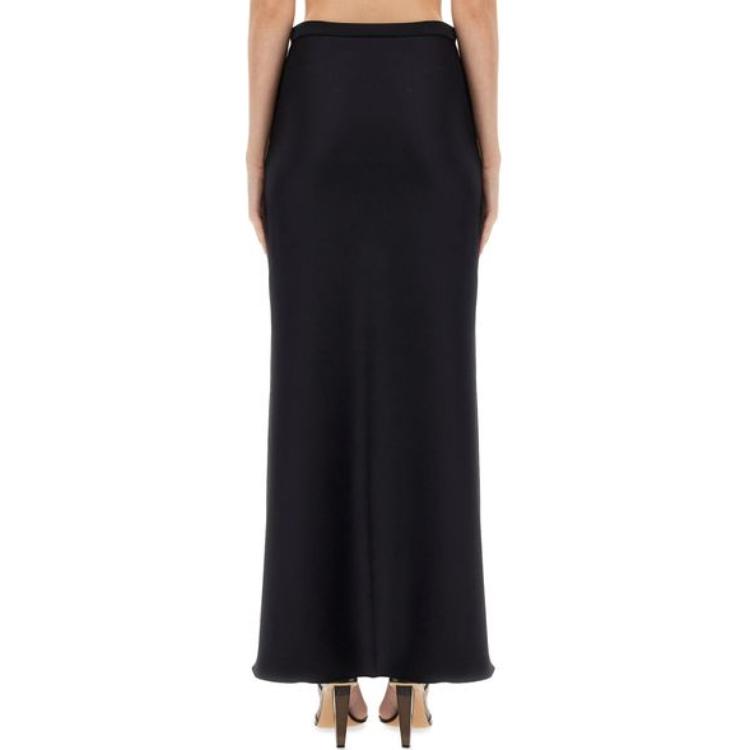 Details for ''S Max Mara マックスマーラ ルーズ ハイウエスト カジュアル ロング ブラックスカート 2411771021600-001