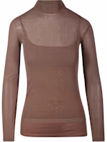Order ''S Max Mara MaxMara 修身長袖高領上衣 淺棕色。 2411381011600-002
