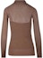 Lookbook 'S Max Mara MaxMara Slim Fit Long Sleeve Turtleneck Tee Light Brown. 2411381011600-002