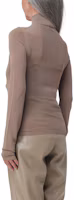Details for ''S Max Mara MaxMara 修身長袖高領上衣 淺棕色。 2411381011600-002
