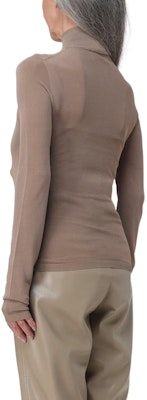 'S Max Mara MaxMara Slim Fit Long Sleeve Turtleneck Tee Light Brown. 2411381011600-002 Details for 'S Max Mara MaxMara Slim Fit Long Sleeve Turtleneck Tee Light Brown. 2411381011600-002