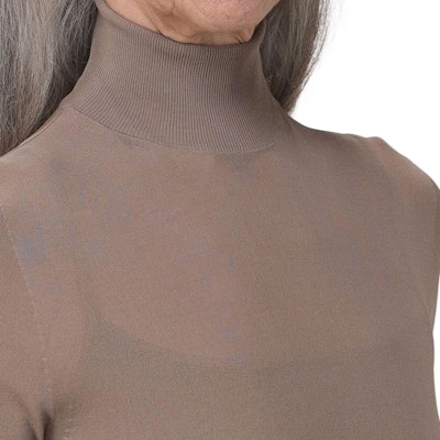 'S Max Mara MaxMara Slim Fit Long Sleeve Turtleneck Tee Light Brown. 2411381011600-002 Cheap 'S Max Mara MaxMara Slim Fit Long Sleeve Turtleneck Tee Light Brown. 2411381011600-002