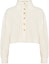 Order 'S Max Mara MaxMara Solid Color High Neck Loose Knit Cardigan Sweater Beige 2421366021600-001