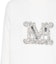 Cheap 'S Max Mara MaxMara White Crewneck Sweatshirt with Letter Pendant Detail. 1366234206043-VICOLO