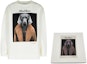 Purchase 'S Max Mara MaxMara White Logo Letter Animal Print Crewneck Long Sleeve Sweatshirt 2421926011-005