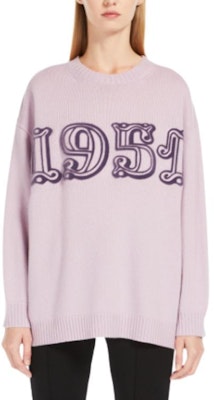 'S Max Mara MaxMara Fido Series Letter Print Crewneck Long Sleeve Sweater Women Purple. 1366073306016-FIDO Shop 'S Max Mara MaxMara Fido Series Letter Print Crewneck Long Sleeve Sweater Women Purple. 1366073306016-FIDO