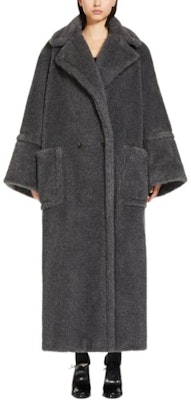 ''S Max Mara MaxMara Kadiak 灰色雙排扣超大版羊駝毛泰迪大衣 女款. 1016314306001-KADIAK Purchase ''S Max Mara MaxMara Kadiak 灰色雙排扣超大版羊駝毛泰迪大衣 女款. 1016314306001-KADIAK