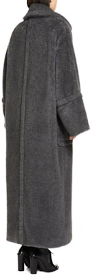 ''S Max Mara MaxMara Kadiak 灰色雙排扣超大版羊駝毛泰迪大衣 女款. 1016314306001-KADIAK Details for ''S Max Mara MaxMara Kadiak 灰色雙排扣超大版羊駝毛泰迪大衣 女款. 1016314306001-KADIAK