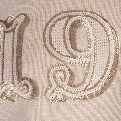 'S Max Mara MaxMara Logo Letter Print Crewneck Long Sleeve Sweater Beige Women 2421366222600-026 Shop 'S Max Mara MaxMara Logo Letter Print Crewneck Long Sleeve Sweater Beige Women 2421366222600-026