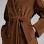 Sizing 'S Max Mara MaxMara Madame 101801 Classic Double-Face Wool Coat in Tobacco Color. 1018012306010-3MADAME