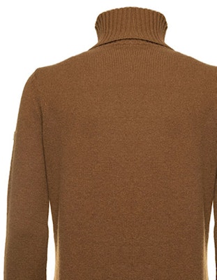 'S Max Mara MaxMara Solid Color Turtleneck Midi Long Sleeve Dress Brown 13260223650-006 Shop 'S Max Mara MaxMara Solid Color Turtleneck Midi Long Sleeve Dress Brown 13260223650-006