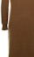 Details for 'S Max Mara MaxMara Solid Color Turtleneck Midi Long Sleeve Dress Brown 13260223650-006