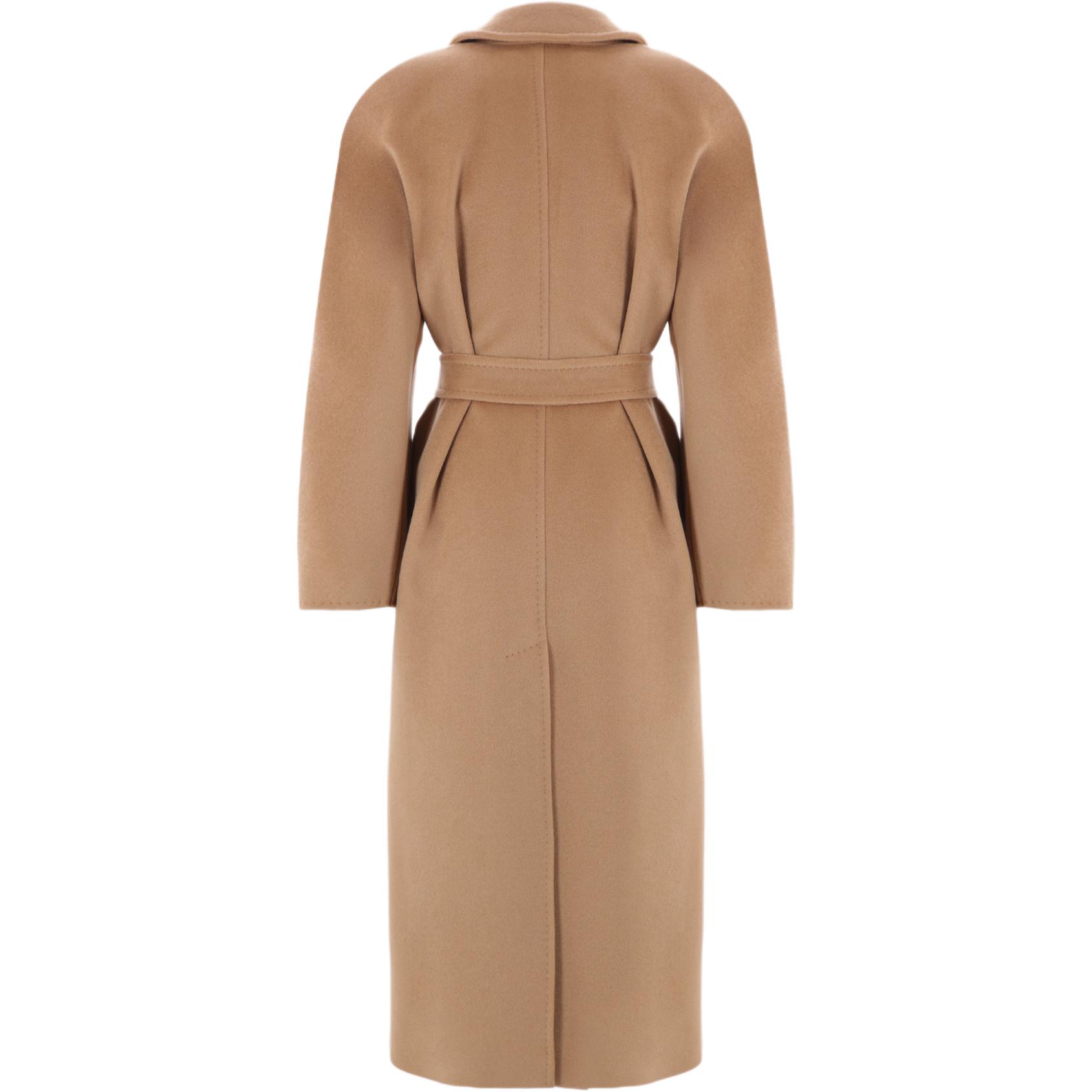 'S Max Mara MaxMara SS24  Camel Belted Long Coat with Minimal Logo Design. 1016074206-001 圖 3