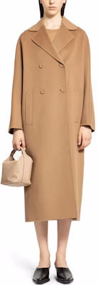 'S Max Mara S MAX MARA Camel Double-Breasted Long Coat with Lapel Collar. 2429016061600-045 Shop 'S Max Mara S MAX MARA Camel Double-Breasted Long Coat with Lapel Collar. 2429016061600-045