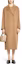 Shop 'S Max Mara S MAX MARA Camel Double-Breasted Long Coat with Lapel Collar. 2429016061600-045