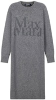 'S Max Mara S MAX MARA Wool Knit Long Sleeve Dress Grey 9326011306003-CURSORE 'S Max Mara S MAX MARA Wool Knit Long Sleeve Dress Grey 9326011306003-CURSORE