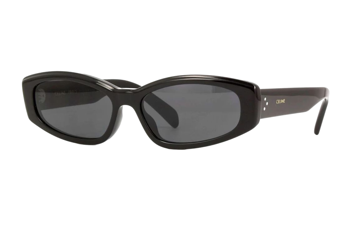 [SS23] CELINE Black Cat Eye Sunglasses Unisex with Side Lettering Design CL40252I-01A