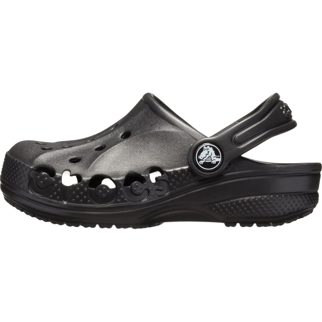 (Toddler) (Pre School) Crocs Baya Clog Black Fashion Classic Clogs Shoes. 207012-001