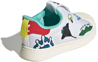 (TD) (유아용) 아론 카이 x 아디다스 슈퍼스타 360 프라임블루 '팝 아트 스타일 웨이브' FX4926 FX4926 Shop (TD) (유아용) 아론 카이 x 아디다스 슈퍼스타 360 프라임블루 '팝 아트 스타일 웨이브' FX4926 FX4926