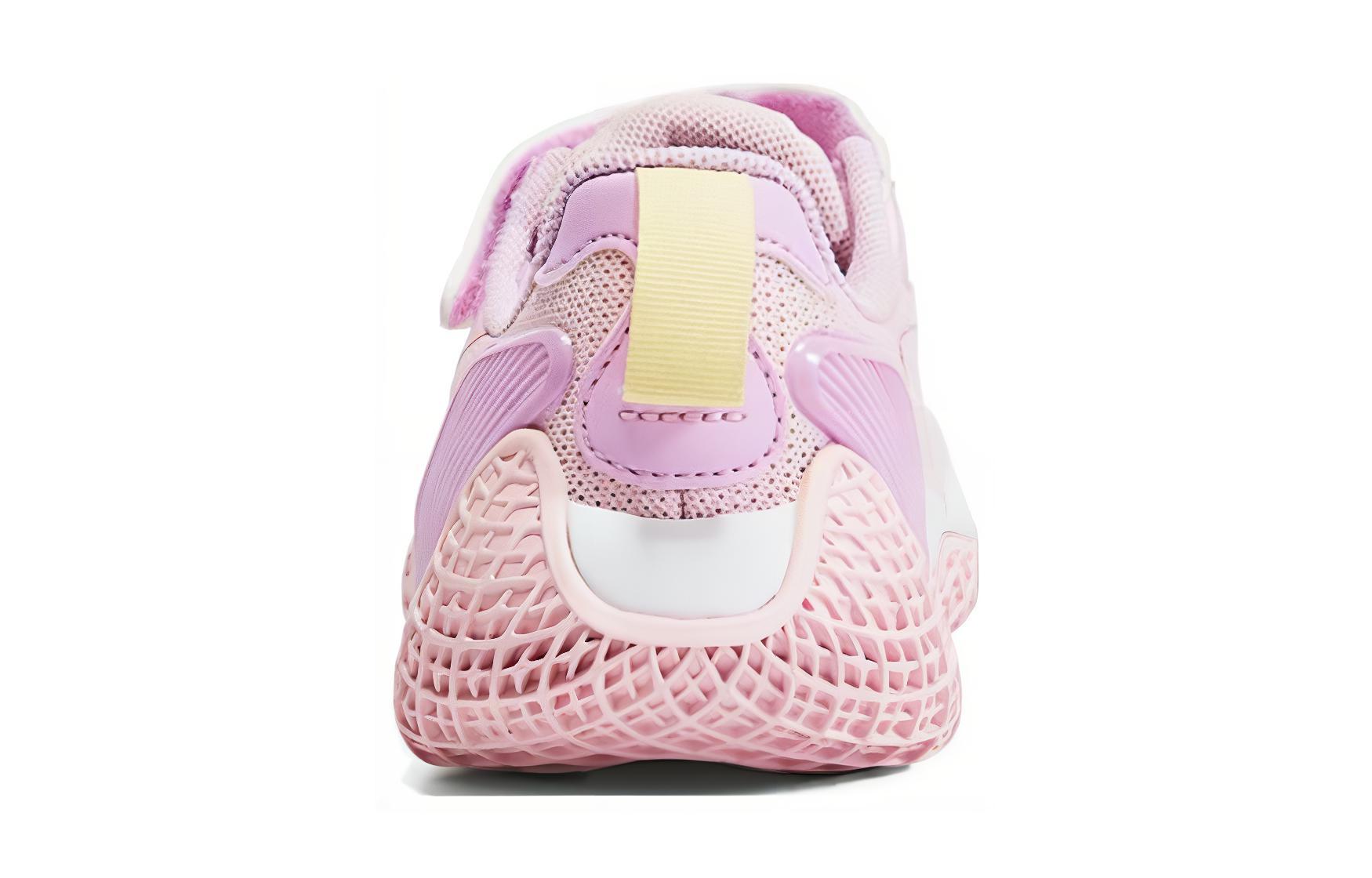 Shop (TD) アディダス 4uture ランニングシューズ ピンク/紫/黄 HP3068