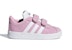 (TD) adidas /Baby VL Court 20 Merah Jambu F36396