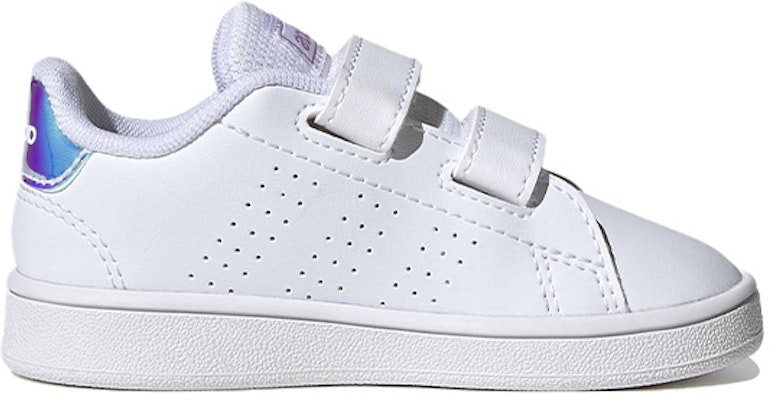 (Toddler) adidas Advantage 'White Silver Metallic' FY4626 Order (Toddler) adidas Advantage 'White Silver Metallic' FY4626