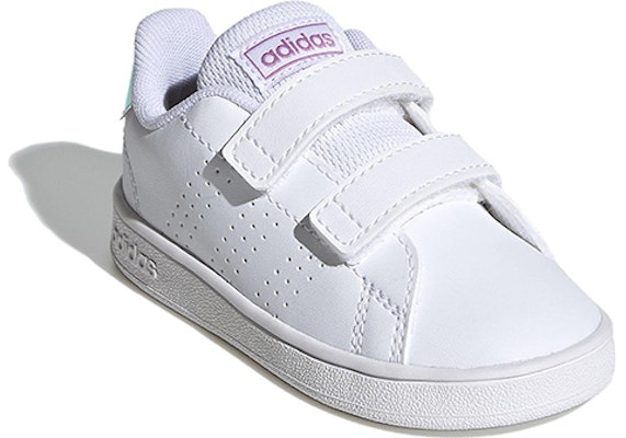 (Toddler) adidas Advantage 'White Silver Metallic' FY4626 Lookbook (Toddler) adidas Advantage 'White Silver Metallic' FY4626