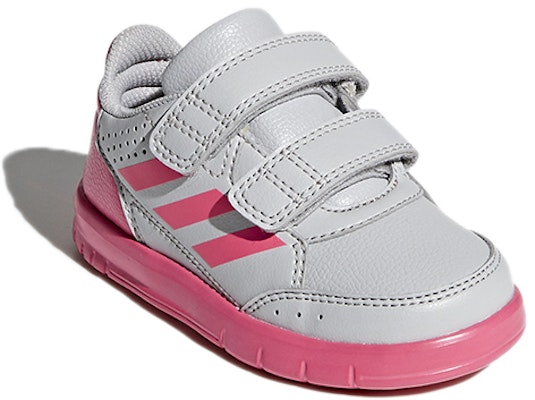 TD 嬰童 adidas Altasport 休閒舒適板鞋 灰粉色 Lookbook TD 嬰童 adidas Altasport 休閒舒適板鞋 灰粉色