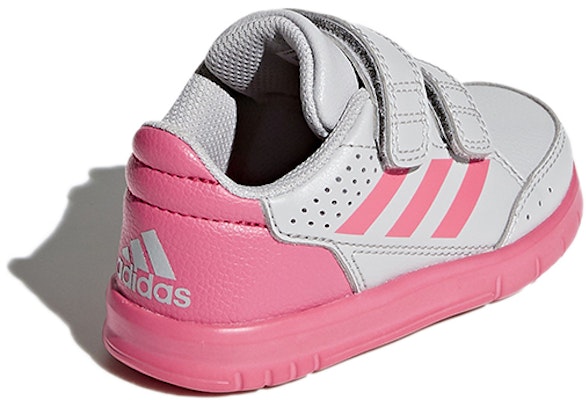 TD 嬰童 adidas Altasport 休閒舒適板鞋 灰粉色 Shop TD 嬰童 adidas Altasport 休閒舒適板鞋 灰粉色