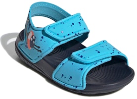 嬰幼兒 adidas Altaswim 卡通圖案 魔術貼 防滑耐磨 低筒 嬰幼兒鞋 藍黑 Lookbook 嬰幼兒 adidas Altaswim 卡通圖案 魔術貼 防滑耐磨 低筒 嬰幼兒鞋 藍黑