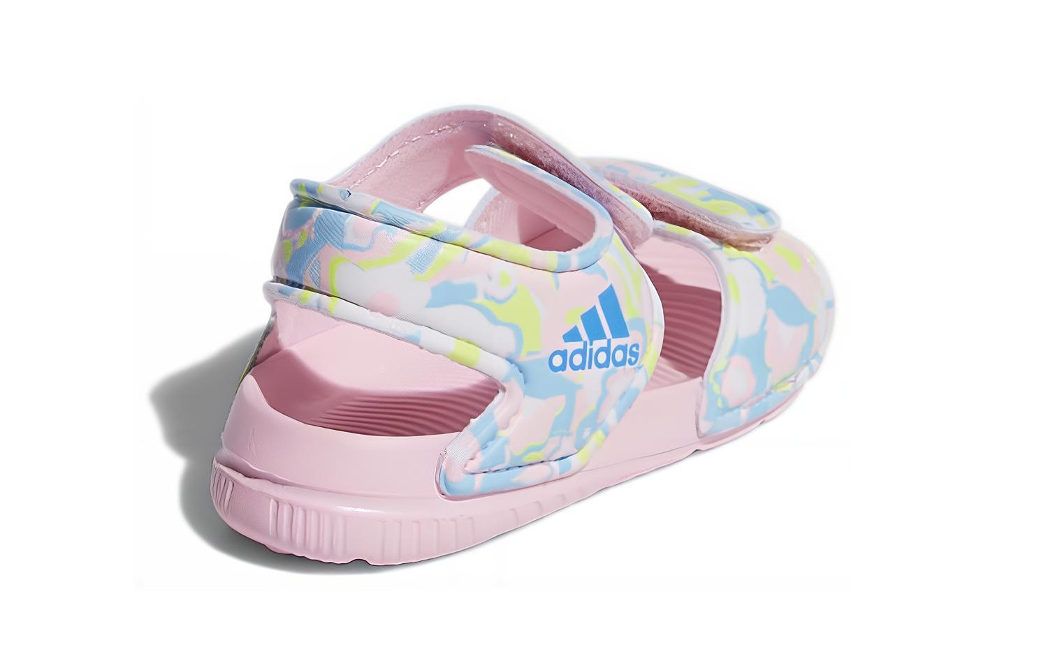 Shop (TD) adidas Altaswim 'Merah Muda Biru' anak-anak sandal renang EE9030