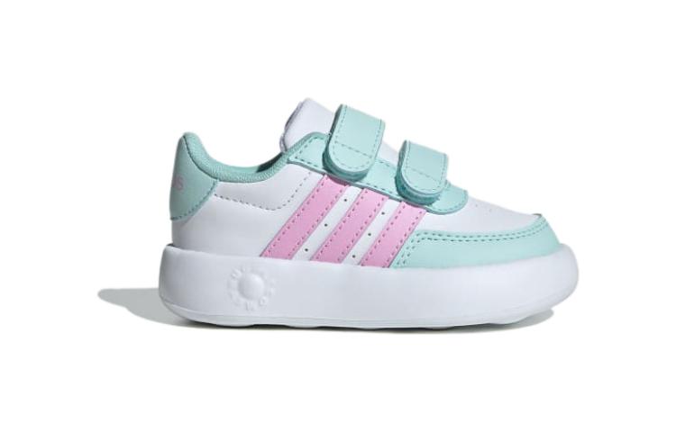 Order 嬰童 adidas Breaknet 2.0 百搭休閒 輕鬆舒適 減震耐磨 低幫 學步鞋 藍粉