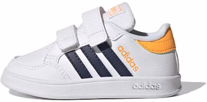 (Toddler) adidas Breaknet CF 'White Dark Blue Orange' GW2901 (Toddler) adidas Breaknet CF 'White Dark Blue Orange' GW2901
