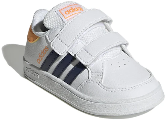 (TD) 阿迪达斯 Breaknet CF '白色深蓝橙色' GW2901 Lookbook (TD) 阿迪达斯 Breaknet CF '白色深蓝橙色' GW2901