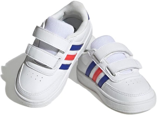 (TD) adidas Breaknet Gaya Court Dua-Tali Velcro 'Putih Biru Merah' HP8971 Lookbook (TD) adidas Breaknet Gaya Court Dua-Tali Velcro 'Putih Biru Merah' HP8971