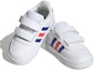 Lookbook (TD) adidas Breaknet Gaya Court Dua-Tali Velcro 'Putih Biru Merah' HP8971