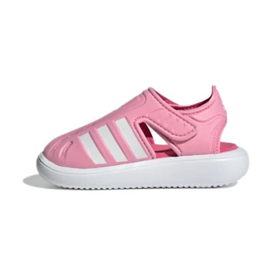 (TD) adidas Closed Toe Summer Water Sandals 'Pink White'