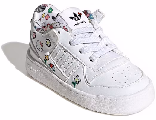(TD) adidas Forum Low I 'Hello Kitty - Putih' IG0302 Lookbook (TD) adidas Forum Low I 'Hello Kitty - Putih' IG0302