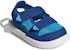 (TD) adidas Comfort Kasut Sandal Sukan Santai Biru GZ1309