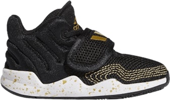 (Toddler) adidas Deep Threat I 'Black Gold Metallic Splatter' FX7228 (Toddler) adidas Deep Threat I 'Black Gold Metallic Splatter' FX7228