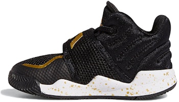 (Toddler) adidas Deep Threat I 'Black Gold Metallic Splatter' FX7228 (Toddler) adidas Deep Threat I 'Black Gold Metallic Splatter' FX7228