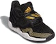 Lookbook (TD) adidas Deep Threat I 'Hitam Emas Metalik Percik' FX7228