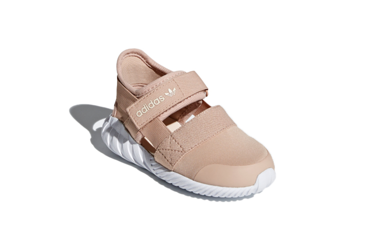 Lookbook 【TD幼兒】adidas originals Doom涼鞋I 粉紅白色