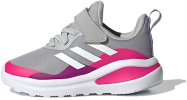 (Toddler) adidas Fortarun Elastic Lace Top Strap 'Gray Rose Red' H04131 (Toddler) adidas Fortarun Elastic Lace Top Strap 'Gray Rose Red' H04131